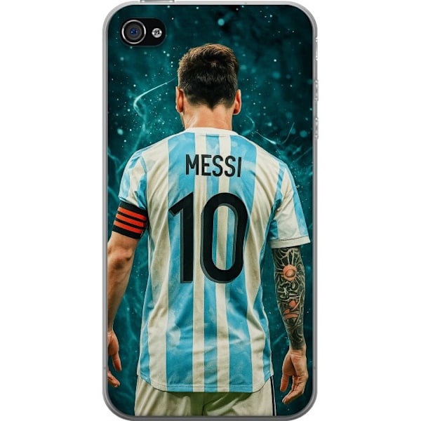 Apple iPhone 4s Genomskinligt Skal Messi