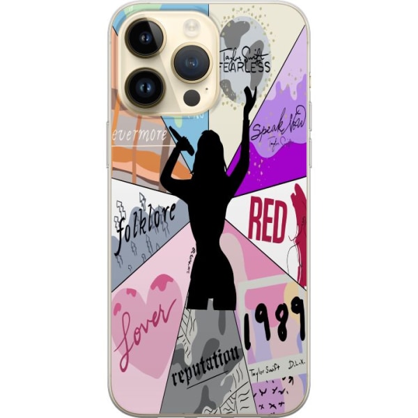 Apple iPhone 14 Pro Max Gennemsigtig cover Taylor Swift