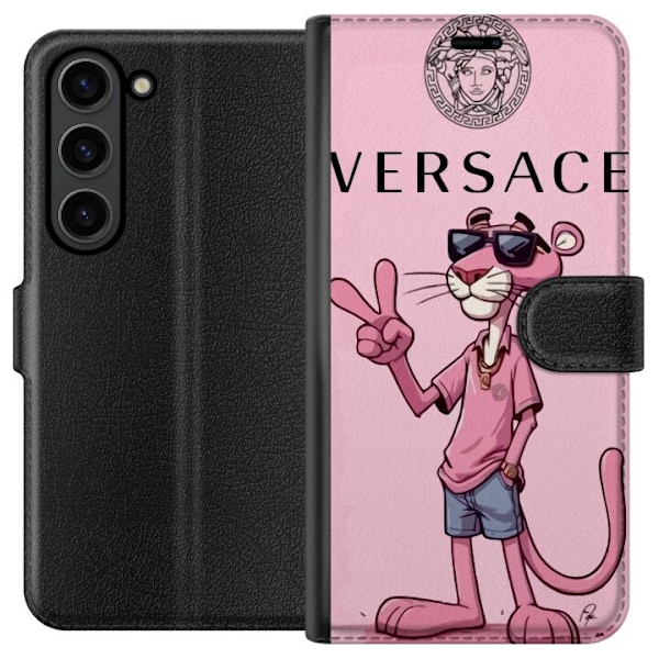 Samsung Galaxy S25+ Tegnebogsetui Pink Panter Mærke