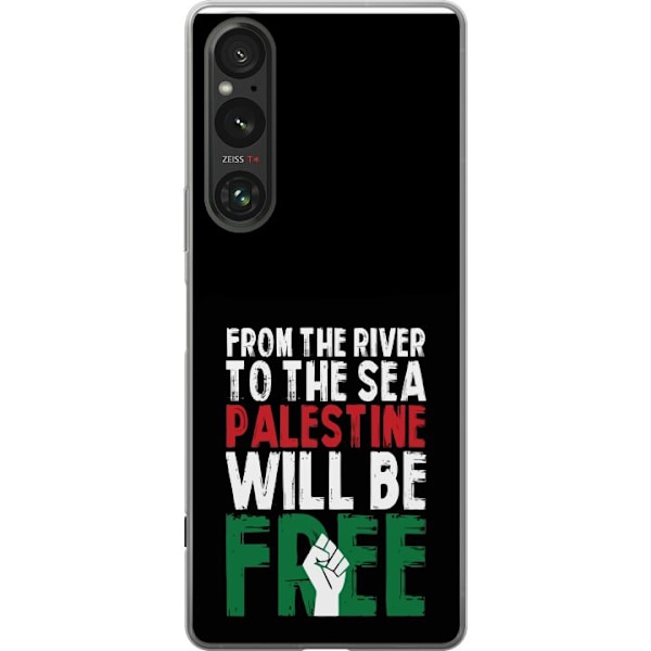 Sony Xperia 1 V Gjennomsiktig deksel Fri Palestina