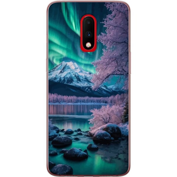 OnePlus 7 Genomskinligt Skal Norrsken