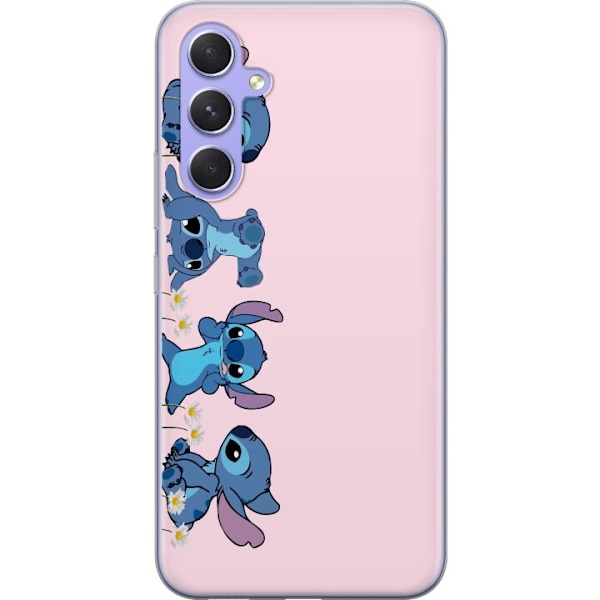Samsung Galaxy A54 Läpinäkyvä kuori  Stitch Nauru & Leikki