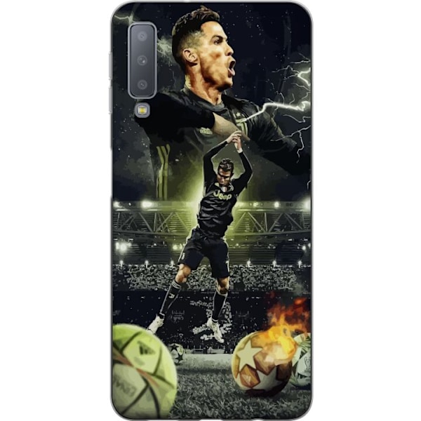 Samsung Galaxy A7 (2018) Läpinäkyvä kuori Ronaldo