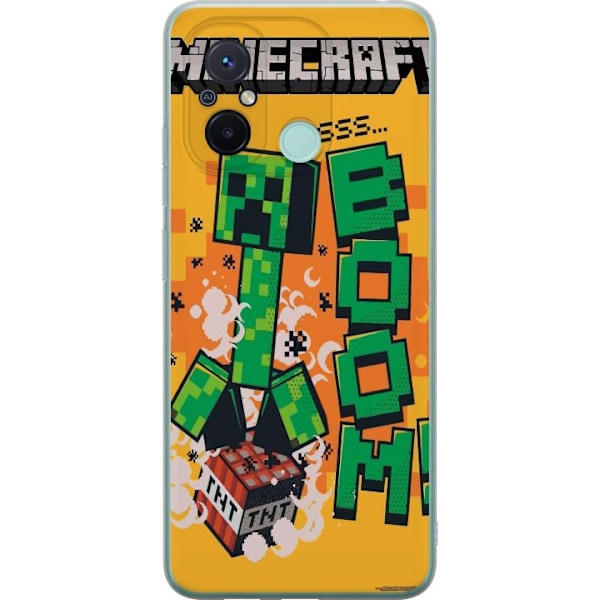 Xiaomi Redmi 12C Läpinäkyvä kuori Minecraft Boom