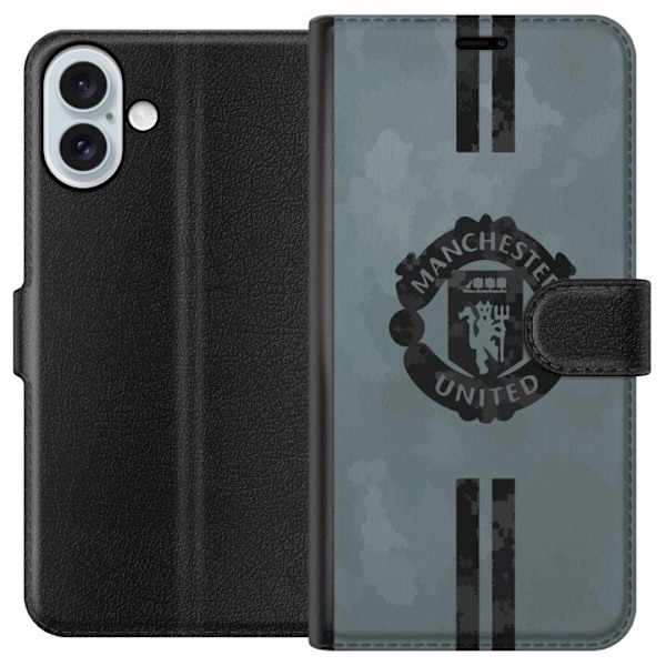 Apple iPhone 16 Plus Tegnebogsetui Manchester United