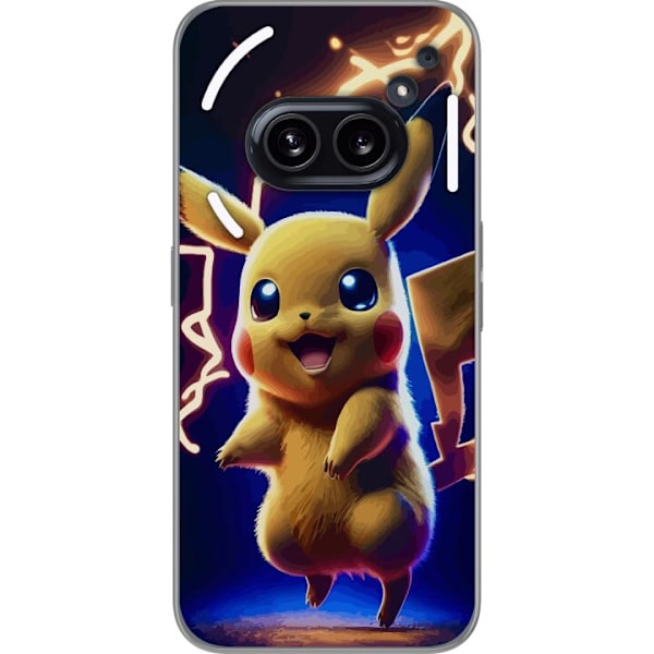 Nothing Phone (2a) Gennemsigtig cover Pikachu