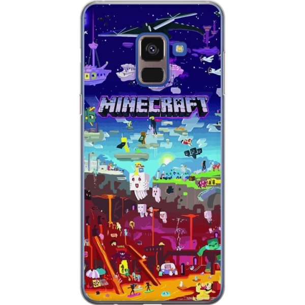 Samsung Galaxy A8 (2018) Gennemsigtig cover MineCraft