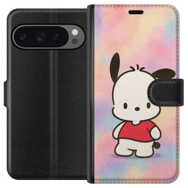 Google Pixel 9 Pro XL Tegnebogsetui Kawaii Sanrio Pochacco