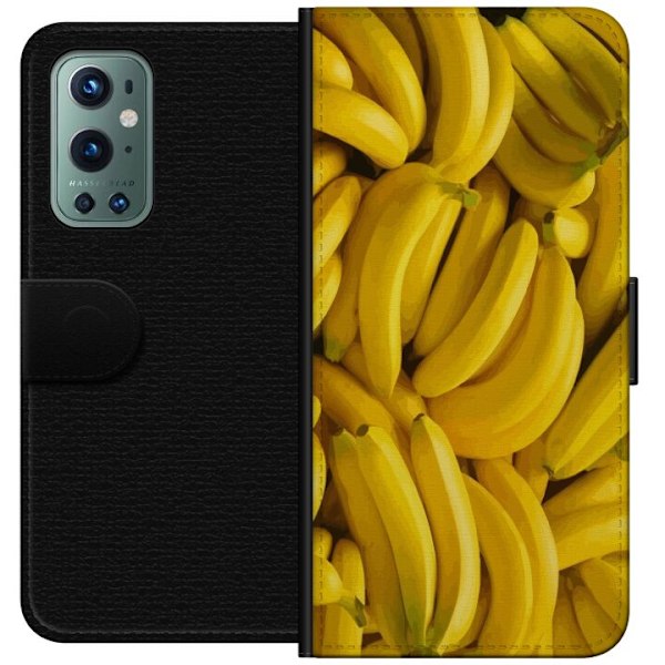 OnePlus 9 Pro Plånboksfodral Banana Pattern – lekfullt mön