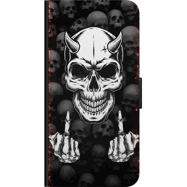 Kompatibel Tegnebogsetui til Samsung Galaxy A20s Kranie