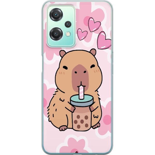 OnePlus Nord CE 2 Lite 5G Läpinäkyvä kuori Kawaii Capybara