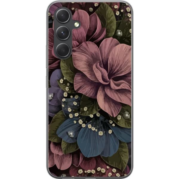 Kompatibelt Mobildeksel til Samsung Galaxy S24 FE Blomster