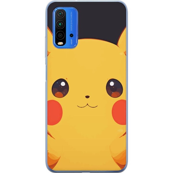 Xiaomi Redmi 9T Genomskinligt Skal Pikachu