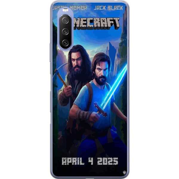 Sony Xperia 10 III Lite Genomskinligt Skal A Minecraft Movie