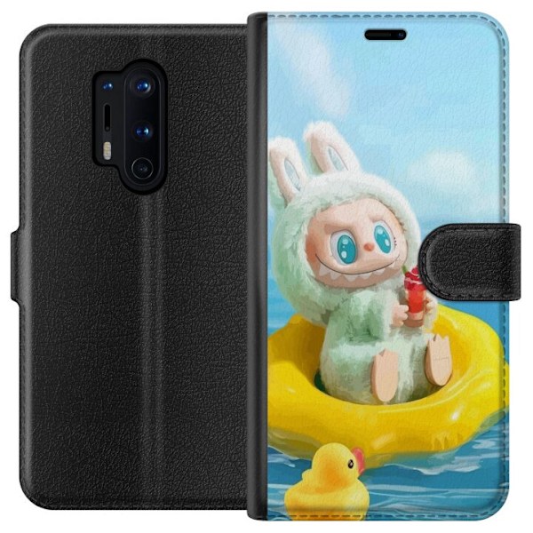 OnePlus 8 Pro Lompakkokotelo Labubu Macaron-sarja