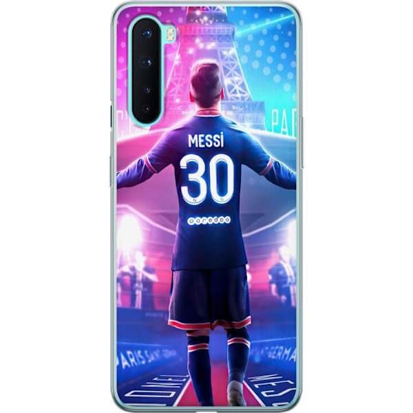 OnePlus Nord Läpinäkyvä kuori Messi