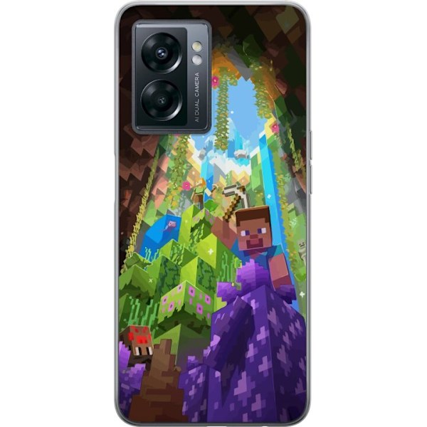 OnePlus Nord N300 Gjennomsiktig deksel Minecraft