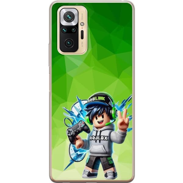 Kompatibelt Mobildeksel til Xiaomi Redmi Note 10 Pro Spelande avatarfigur grønn
