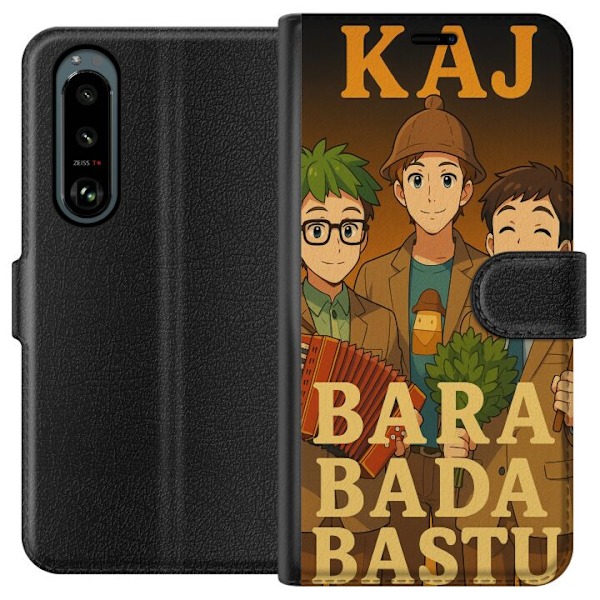 Sony Xperia 5 III Tegnebogsetui KAJ Bara kun bader i saunaen