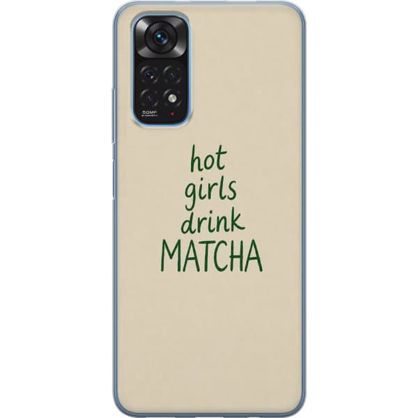 Kompatibelt Mobilskal till Xiaomi Redmi Note 11S Matcha Girls beige