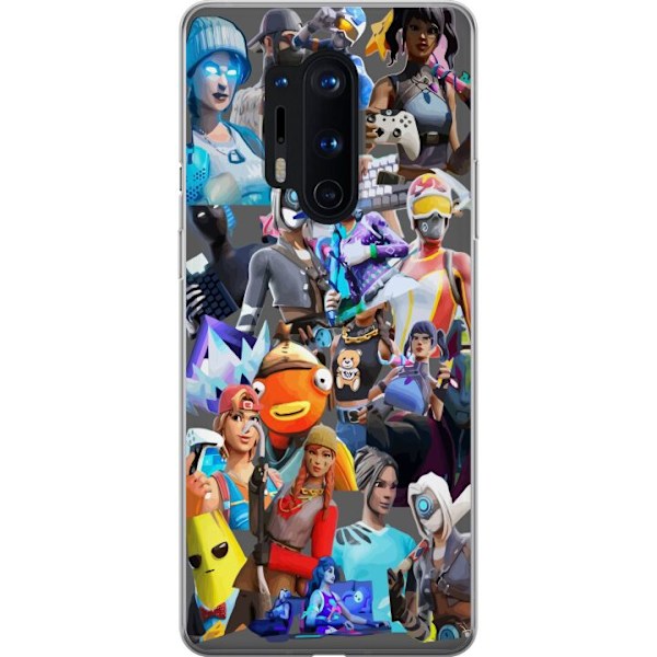 OnePlus 8 Pro Läpinäkyvä kuori Fortnite