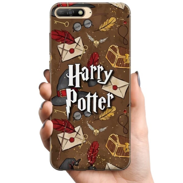 Huawei Y6 (2018) TPU Mobilcover Harry Potter