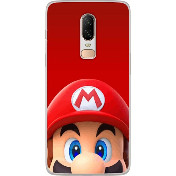 OnePlus 6 Genomskinligt Skal Super Mario