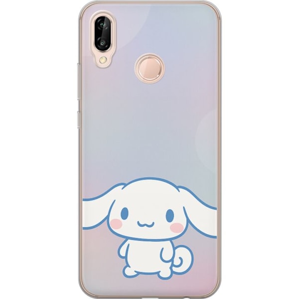 Huawei P20 lite Genomskinligt Skal Kawaii Sanrio Cinnamonroll