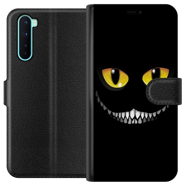 OnePlus Nord Tegnebogsetui Øjne I Mørk Sort