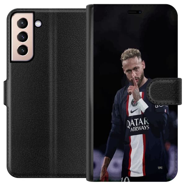 Kompatibelt Plånboksfodral till Samsung Galaxy S21 Neymar
