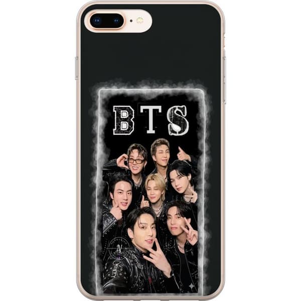 Kompatibel Mobilcover til Apple iPhone 8 Plus BTS-medlemmer poserer sammen i sorte outfits for en selfie sort