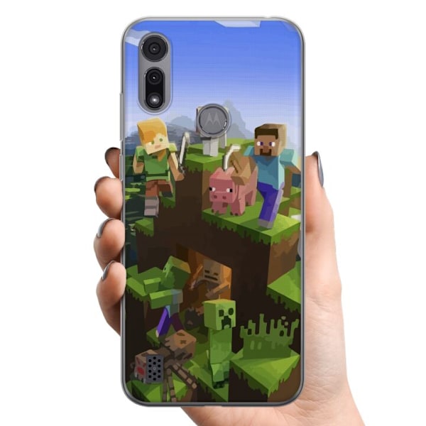 Motorola Moto E6i TPU Mobilskal MineCraft
