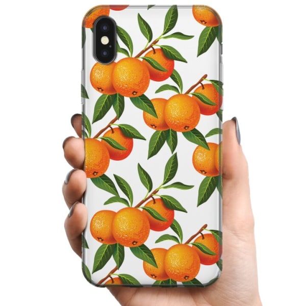 Apple iPhone XS TPU Mobildeksel Appelsin