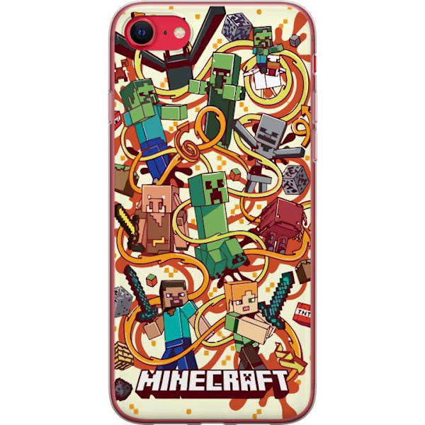 Apple iPhone 16e Läpinäkyvä kuori Minecraft