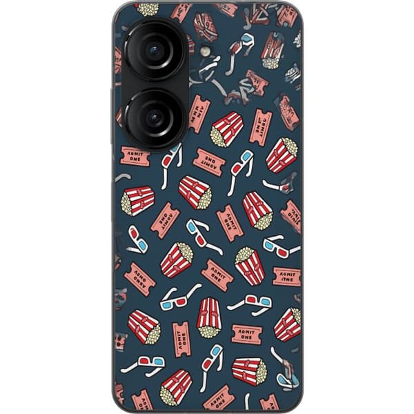Kompatibelt Mobildeksel til Asus Zenfone 10 Biokväll blå