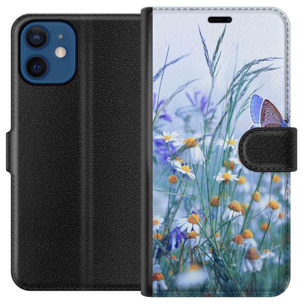 Kompatibelt Plånboksfodral till Apple iPhone 12 mini Blommor