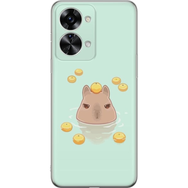 OnePlus Nord 2T Gjennomsiktig deksel Capybara