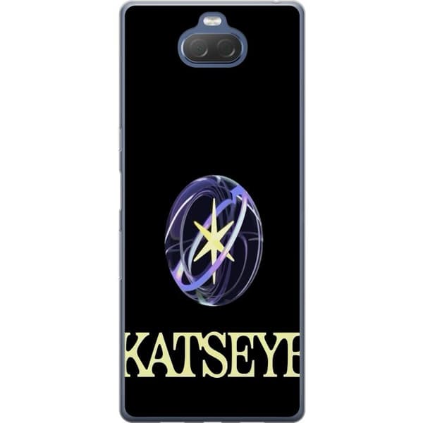 Kompatibel Mobilcover til Sony Xperia 10 Plus KATSEYE logotyp sort