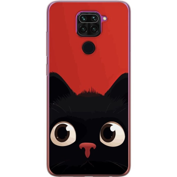 Xiaomi Redmi Note 9 Läpinäkyvä kuori Leikkisä Kissa