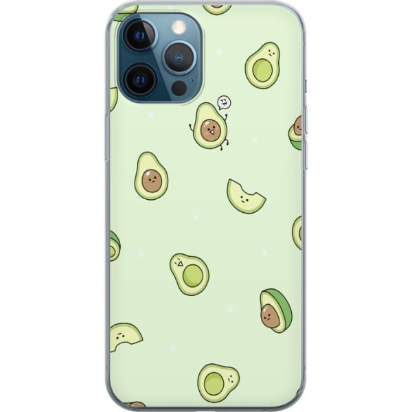 Apple iPhone 12 Pro Gennemsigtig cover Glad Avocado