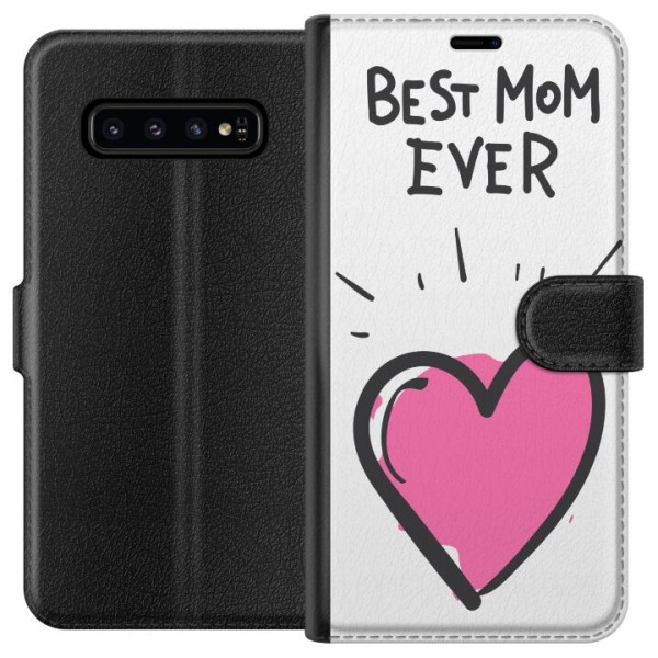 Samsung Galaxy S10 Plånboksfodral Morsdag - Mamma