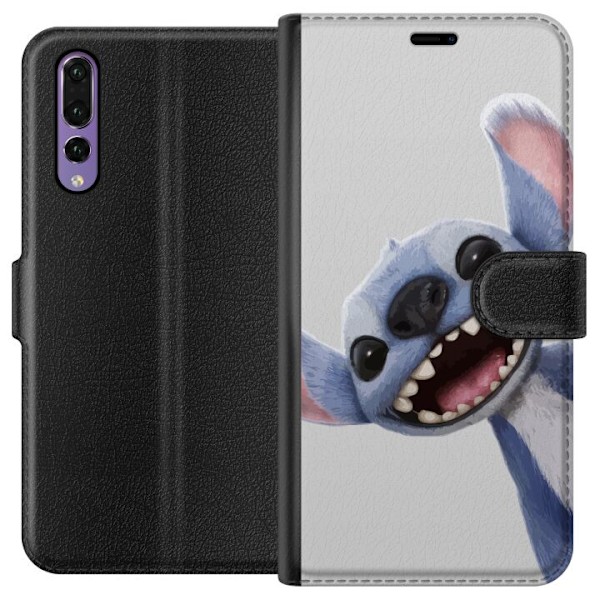 Huawei P20 Pro Plånboksfodral Stitch i Fart – Kawaii Design