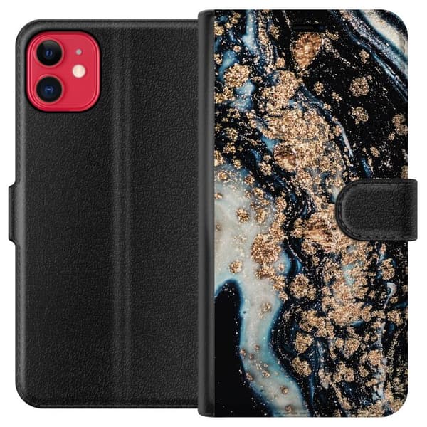 Kompatibel Tegnebogsetui til Apple iPhone 11 Jet