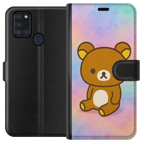 Samsung Galaxy A21s Plånboksfodral Kawaii Sanrio Rilakkuma