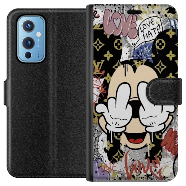 OnePlus 9 Tegnebogsetui Mickey Mouse