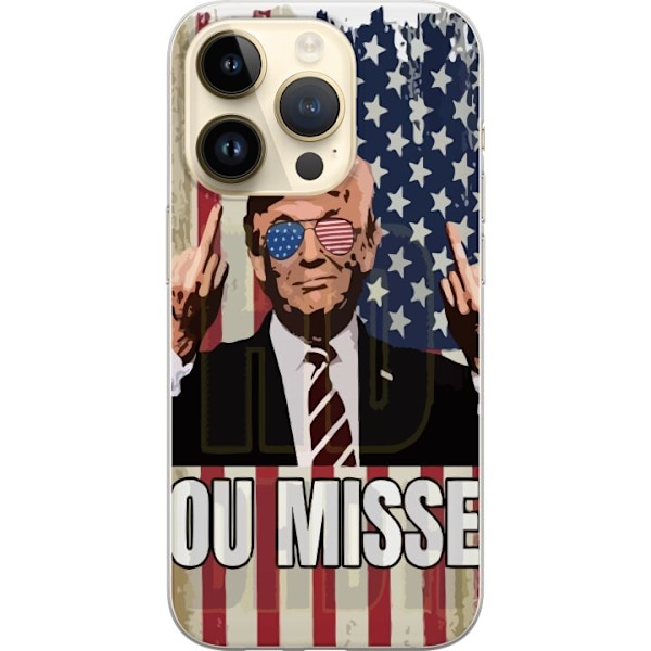 Apple iPhone 14 Pro Läpinäkyvä kuori Trump