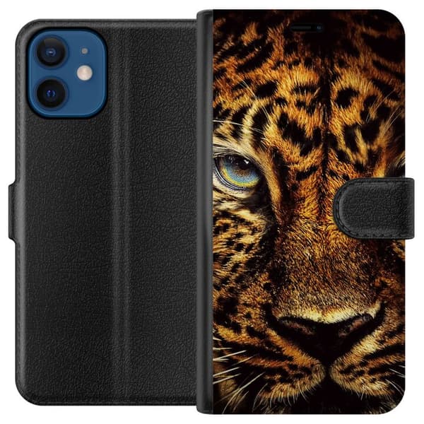 Yhteensopiva Lompakkokotelo Apple iPhone 12 leopardi