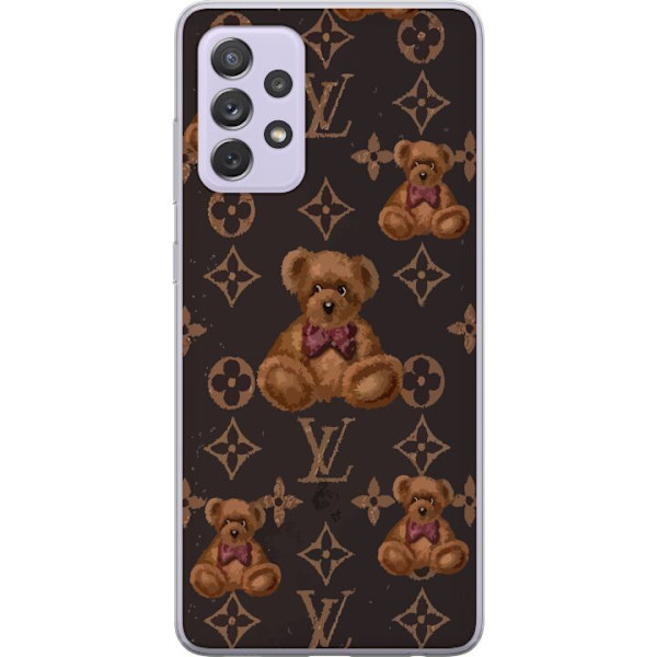 Samsung Galaxy A52s 5G Läpinäkyvä kuori Louis Vuitton Teddykarhu Kuvio Ylellinen Muotisuunnittelu Suosittu Motiivi Muoti-Trendi Ylelliset Asusteet