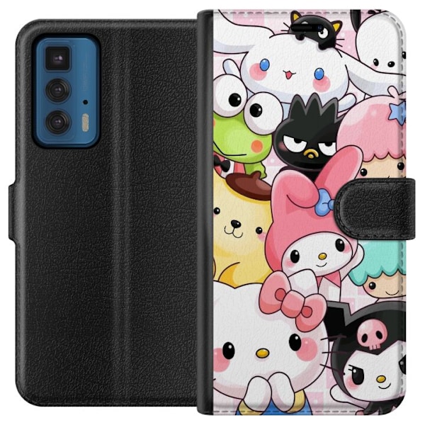 Motorola Edge 20 Pro Plånboksfodral Kawaii Sanrio Crew