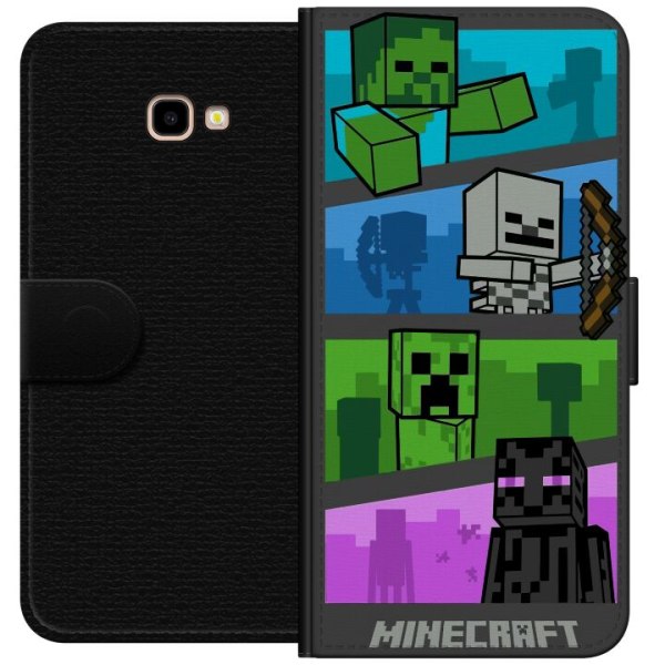 Samsung Galaxy J4+ Lompakkokotelo Minecraft